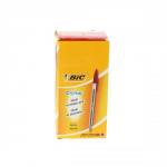 Bic Cristal Ball Pen Clear Barrel 1.0mm Tip 0.4mm Line Red Ref 8373612 [Pack 50]
