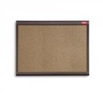 Nobo Elipse Personal Designer Noticeboard Cork with Plastic Frame W900xH600mm Ref QBDC9055