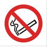 Stewart Superior Sign No Smoking Vehicle100x100mm Self-adhesive Vinyl Clear Ref SB012SAV