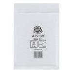 Jiffy Airkraft Postal Bags Bubble-lined Peel and Seal No.0 White 140x195mm Ref JL-0 Pack of 100