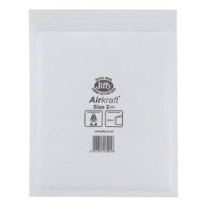 Cheap Stationery Supply of Jiffy Airkraft Postal Bags Bubble-lined Peel and Seal No.2 White 205x245mm JL-2 Pack of 100 Office Statationery