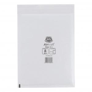 Cheap Stationery Supply of Jiffy Airkraft Postal Bags Bubble-lined Peel and Seal No.3 White 205x320mm JL-3 Pack of 50 Office Statationery