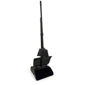 Cheap Stationery Supply of Bentley Heavy Duty Long Handled Dustpan and Brush Set With Lid Black SPC/LDPSET Office Statationery