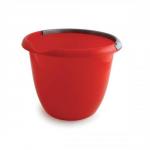 Plastic Bucket with Pouring Lip 10 Litre Capacity Red