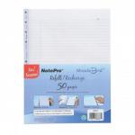 Blueline MiracleBind A4 Refill Pages Ruled with Margin Micoperforated Ref BA4.R