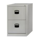 Trexus Filing Cabinet Steel Lockable 2 Drawer W470xD622xH711mm Grey