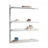 Trexus Top Shelf Extension Bay for Metal Shelves 4 Shelves W