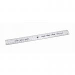 5 Star Ruler Plastic 300mm Clear Pack of 10