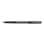 5 Star Fibre Tip Pen Medium 0.7mm Tip 0.4mm Line Black Pack of 12