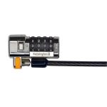 Kensington ClickSafe Combination Laptop Lock 4-Wheel Cable 1500mm Ref K64697EU