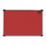 Nobo Euro Plus Noticeboard Felt with Fixings and Aluminium Frame W1226xH918mm Burgundy Ref 30125