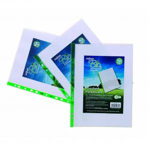 Cheap Stationery Supply of Snopake Bio2 Pockets Crystal Clear 60 micron Polypropylene A4 15440 Pack of 100 Office Statationery