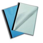Durable Report Covers PVC Capacity 100 sheets A3 Folds to A4 Clear Ref 2919/19 Pack of 50