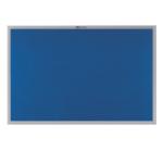 Nobo Euro Plus Noticeboard Felt with Fixings and Aluminium Frame W1528xH1018mm Blue Ref 30234148