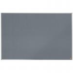 Nobo Euro Plus Noticeboard Felt with Fixings and Aluminium Frame W1528xH1018mm Grey Ref 30234146