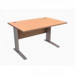 Sonix Premier Cantilever Desk Rectangular W1600xD800xH725mm Beech