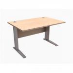 Sonix Premier Cantilever Desk Rectangular W1600xD800xH725mm Oak