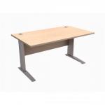 Sonix Premier Cantilever Desk Rectangular W1400xD800xH725mm Maple