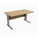 Sonix Premier Cantilever Desk Rectangular W1400xD800xH725mm Oak