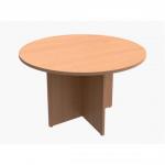 Trexus Meeting Table Round Dia1200xH725mm Beech