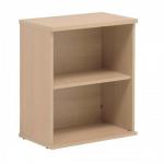 Sonix Bookcase Desk-high with Adjustable Shelf and Floor-leveller Feet W600xD330xH720mm Maple