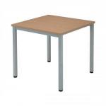 Sonix Table Square 25mm Top W800xD800xH720mm Oak Ref 23