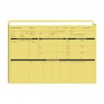 Sigma Personnel Forms Personnel Wallets 235x330mm Yellow Ref G352R Pack of 50
