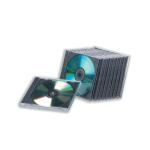CD Case Standard Jewel High Impact Protection for 1 Disk Clear Pack of 10