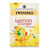 Twinings Infusion Tea Bags Individually-wrapped Lemon and Gi