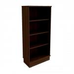 Adroit Virtuoso Executive Bookcase Tall Unit W800xD420xH1775mm Dark Walnut