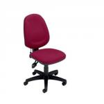 Trexus Plus High Back Asynchronous Posture Chair Seat W460xD450xH460-590mm Back H510mm Burgundy