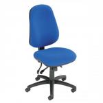 Trexus Heavy Duty Marlborough 24/7 Operator Chair Seat W500xD490xH460-580mm with Seat Slide Blue
