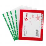 5 Star Punched Pocket Polypropylene Top-opening 60 Micron A4 Glass Clear Pack of 100