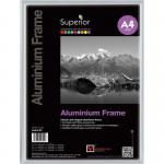 Photo Frame Clip In Aluminium with Clear Styrene Front A4