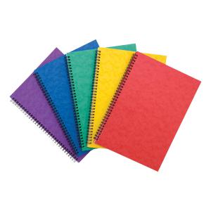 Cheap Stationery Supply of Europa Notemaker Book Sidebound Ruled 90gsm 120 Pages A4 Assorted A 4860Z Pack of 10 Office Statationery