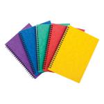 Europa Notemaker Book Sidebound Ruled 80gsm 120 Pages A5 Assorted A Ref 4850Z [Pack 10]