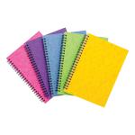 Europa Notemaker Book Sidebound Ruled 80gsm 120 Pages A5 Assorted C Ref 3155Z [Pack 10]