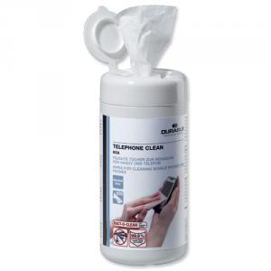 Cheap Stationery Supply of Durable Telephone Tub Moist Low Lint Cleaning Wipes Pre-saturated 5758 Tub 100 Office Statationery