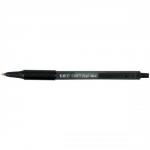 Bic SoftFeel Clic Pen Retractable Rubberised Barrel 1.0mm Tip 0.3mm Line Black Ref 837397 [Pack 12]