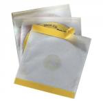 Durable CD/DVD Pocket Polypropylene Self Adhesive with Flap and Protective Lining Ref 5210 [Pack 10]