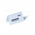 Durable Table Place Name Holder 52x100mm Ref 8051 [Pack 25]