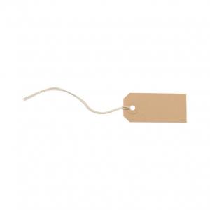 Cheap Stationery Supply of Tag Labels Strung 70x35mm Buff Pack of 1000 Office Statationery