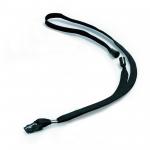 Durable Necklace Textile with Safety Closure 440mm Black Ref 811901 [Pack 10]