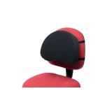 Back Support with Removable Cover Adjustable Strap Black