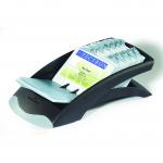 Durable Visifix Desk Business Card File Indexed Capacity 200 Black Ref 2413/01