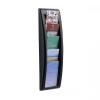 Literature Holder Wall Mount 5 x 1/3xA4 Pocket Black