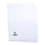 Elba Dividers Europunched 5-Part A4 White Ref 100204880