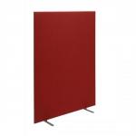 Trexus 800 Screen Free-standing with Stabilising Feet W800xH1500mm Burgundy