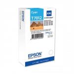 Epson T7012 Inkjet Cartridge Extra High Capacity Page Life 3400pp Cyan Ref C13T70124010