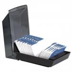 Rolodex VIP Card Tray Capacity 500 Cards 57x102mm Black Ref S0793840